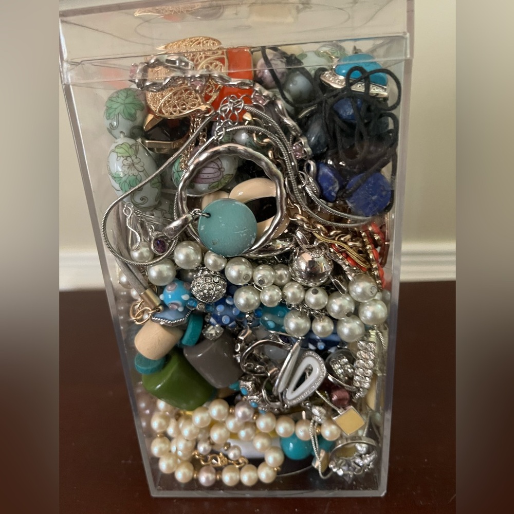 Vintage-Modern Jewelry Jar #44